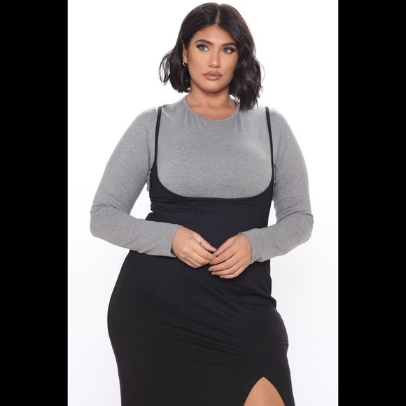 Fashion Nova Better Mix It Up Maxi Cami Dress (JUST THE DRESS) - Picture 5 of 8